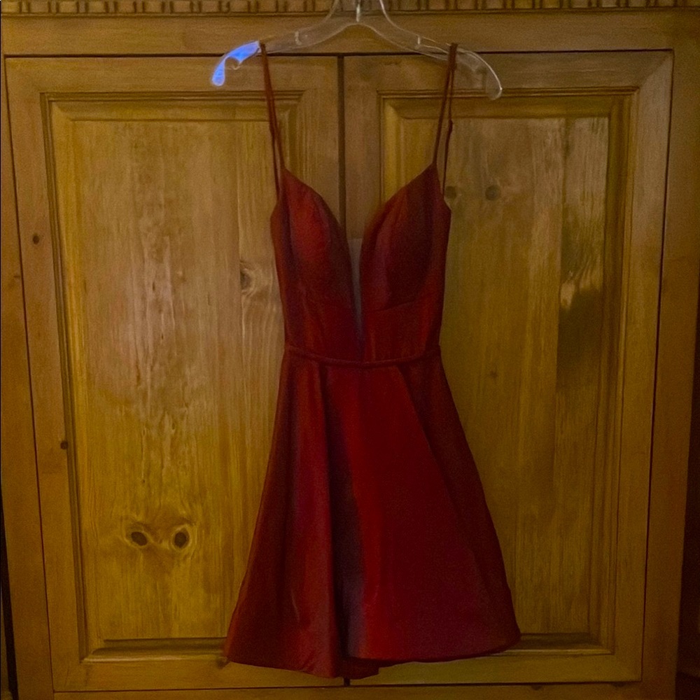 Elegant Red Women's Dress